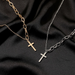 Bulk Jewelry Wholesale gold alloy asymmetric cross necklaces JDC-NE-sf034 Wholesale factory from China YIWU China