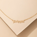 Bulk Jewelry Wholesale gold alloy Babygirl English letter necklace JDC-NE-C062 Wholesale factory from China YIWU China