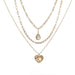 Wholesale gold alloy ball long alloy necklace JDC-NE-KJ210 Necklaces 坤杰 N011144 Wholesale Jewelry JoyasDeChina Joyas De China