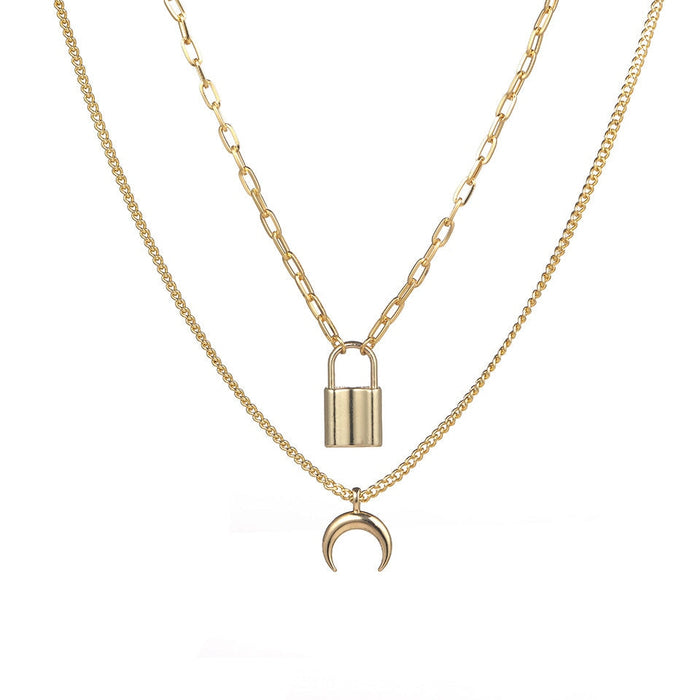 Wholesale gold alloy ball long alloy necklace JDC-NE-KJ210 Necklaces 坤杰 N011145 Wholesale Jewelry JoyasDeChina Joyas De China