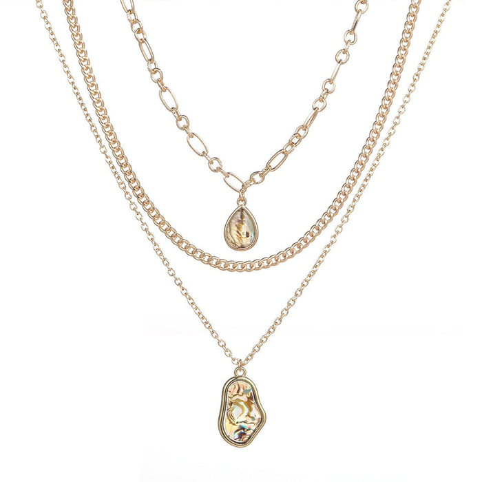 Wholesale gold alloy ball long alloy necklace JDC-NE-KJ210 Necklaces 坤杰 N011148 Wholesale Jewelry JoyasDeChina Joyas De China