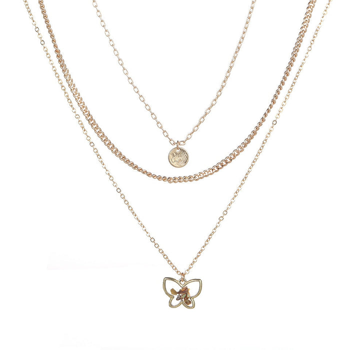 Wholesale gold alloy ball long alloy necklace JDC-NE-KJ210 Necklaces 坤杰 N011149 Wholesale Jewelry JoyasDeChina Joyas De China