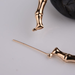 Bulk Jewelry Wholesale gold alloy bamboo Earrings JDC-ES-bq005 Wholesale factory from China YIWU China