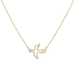 Bulk Jewelry Wholesale gold alloy bird pigeon necklace JDC-NE-C051 Wholesale factory from China YIWU China