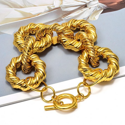 Wholesale gold alloy bracelet JDC-BT-SK002 Bracelets 深刻 Wholesale Jewelry JoyasDeChina Joyas De China