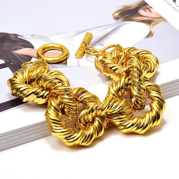 Wholesale gold alloy bracelet JDC-BT-SK002 Bracelets 深刻 Wholesale Jewelry JoyasDeChina Joyas De China