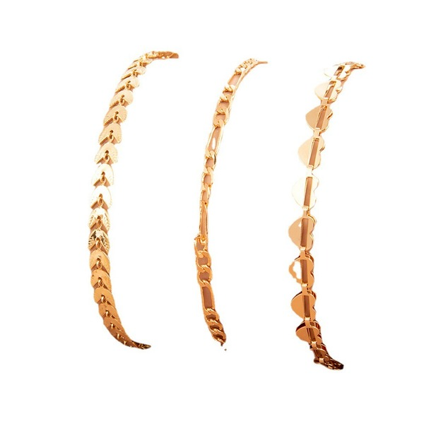 Bulk Jewelry Wholesale gold alloy butterfly anklet JDC-AS-A16 Wholesale factory from China YIWU China