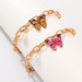 Bulk Jewelry Wholesale gold alloy Butterfly Pendant Pearl Bracelet JDC-BT-e028 Wholesale factory from China YIWU China