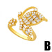 Bulk Jewelry Wholesale gold alloy butterfly ring JDC-RS-AS013 Wholesale factory from China YIWU China
