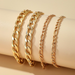 Bulk Jewelry Wholesale gold alloy chain bracelet set of 4 JDC-BT-C097 Wholesale factory from China YIWU China
