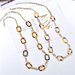 Bulk Jewelry Wholesale gold alloy chain necklaces JDC-NE-bq004 Wholesale factory from China YIWU China