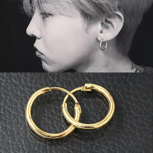 Bulk Jewelry Wholesale gold alloy circle ear ring lovers JDC-ES-D367 Wholesale factory from China YIWU China