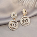 Bulk Jewelry Wholesale gold alloy Circle Earrings  JDC-ES-sf008 Wholesale factory from China YIWU China