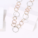 Bulk Jewelry Wholesale gold alloy circle geometric twist necklace for women JDC-NE-A329 Wholesale factory from China YIWU China