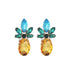 Wholesale gold alloy crystal pineapple Earrings JDC-ES-D324 Earrings JoyasDeChina 01kc gold 10932 Wholesale Jewelry JoyasDeChina Joyas De China