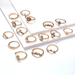Bulk Jewelry Wholesale gold alloy diamond crown drop ring JDC-RS-C087 Wholesale factory from China YIWU China