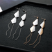 Bulk Jewelry Wholesale gold alloy diamond earrings JDC-ES-RL076 Wholesale factory from China YIWU China