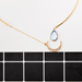 Bulk Jewelry Wholesale gold alloy diamond moon water drop necklace JDC-NE-D631 Wholesale factory from China YIWU China