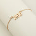 Bulk Jewelry Wholesale gold alloy digital anklet  JDC-AS-e068 Wholesale factory from China YIWU China