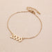 Bulk Jewelry Wholesale gold alloy digital anklet  JDC-AS-e068 Wholesale factory from China YIWU China