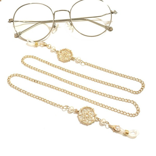 Bulk Jewelry Wholesale gold alloy dream catcher glasses chain JDC-MC-HW009 Wholesale factory from China YIWU China