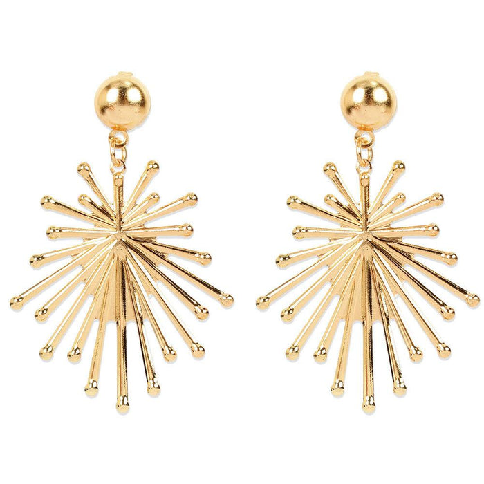 Wholesale gold alloy earrings JDC-ES-GSTC033 Earrings JoyasDeChina Golden Wholesale Jewelry JoyasDeChina Joyas De China