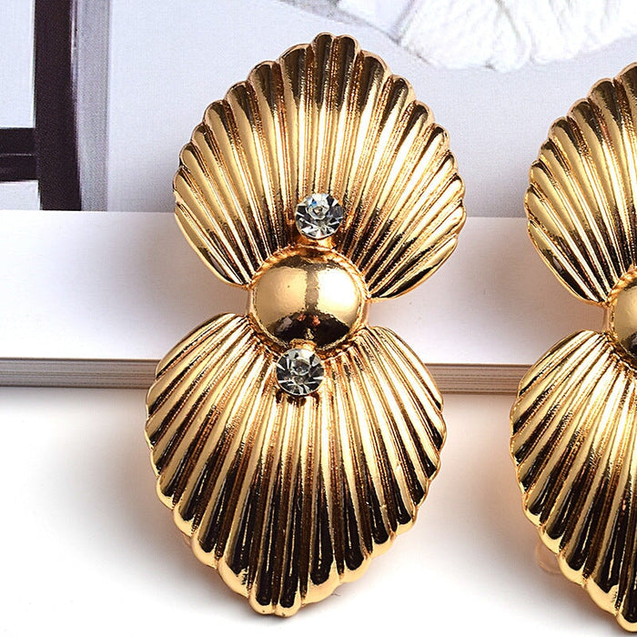 Wholesale gold alloy earrings JDC-ES-SK048 Earrings 深刻 Wholesale Jewelry JoyasDeChina Joyas De China