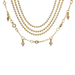 Bulk Jewelry Wholesale gold alloy-encrusted star multi-layer necklace JDC-NE-C036 Wholesale factory from China YIWU China