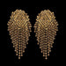 Bulk Jewelry Wholesale gold alloy-encrusted tassel earrings JDC-ES-V039 Wholesale factory from China YIWU China