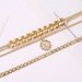 Bulk Jewelry Wholesale gold alloy face coin necklace JDC-NE-D675 Wholesale factory from China YIWU China