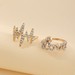 Bulk Jewelry Wholesale gold alloy full diamond letter love ring joint ring  JDC-RS-e041 Wholesale factory from China YIWU China