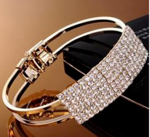 Bulk Jewelry Wholesale gold alloy full of stars diamond ornaments JDC-BT-RL020 Wholesale factory from China YIWU China