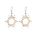 Wholesale gold alloy gear sun earrings JDC-ES-D482 Earrings JoyasDeChina 01 Gold 10073 Wholesale Jewelry JoyasDeChina Joyas De China