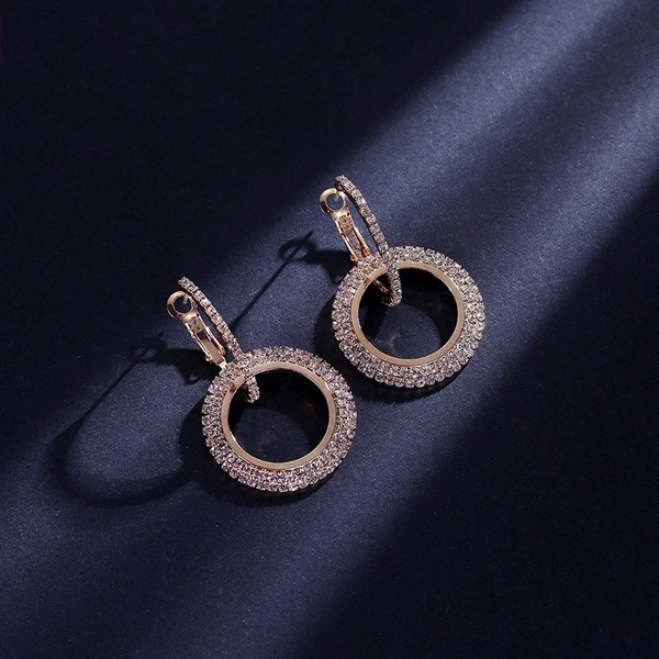 Bulk Jewelry Wholesale gold alloy geometric Earrings JDC-ES-D349 Wholesale factory from China YIWU China
