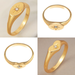 Bulk Jewelry Wholesale gold alloy geometric love star ring JDC-RS-e071 Wholesale factory from China YIWU China