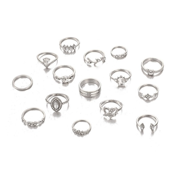 Bulk Jewelry Wholesale gold alloy geometric ring wholesale JDC-RS-C059 Wholesale factory from China YIWU China