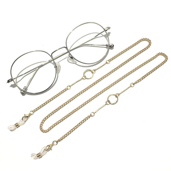 Bulk Jewelry Wholesale gold alloy gold rod glasses anti-drop anti-slip lanyard JDC-MC-HW002 Wholesale factory from China YIWU China
