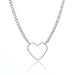 Bulk Jewelry Wholesale gold alloy heart-shaped Love Necklace JDC-NE-C084 Wholesale factory from China YIWU China