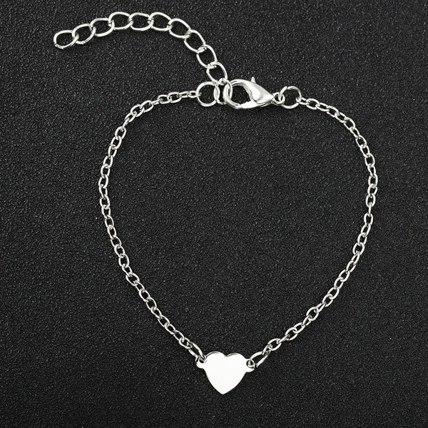 Bulk Jewelry Wholesale gold alloy heart-shaped love peach heart bracelet JDC-BT-D485 Wholesale factory from China YIWU China