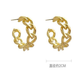 Bulk Jewelry Wholesale gold alloy hollow chain Earrings JDC-ES-sf041 Wholesale factory from China YIWU China