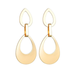 Bulk Jewelry Wholesale gold alloy hollow drop-shaped alloy Earrings JDC-ES-bq167 Wholesale factory from China YIWU China