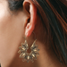 Bulk Jewelry Wholesale gold alloy hollow flower geometric earrings JDC-ES-C068 Wholesale factory from China YIWU China
