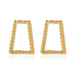 Wholesale gold alloy hollow geometric Earrings JDC-ES-D477 Earrings JoyasDeChina 01 trapezoidal gold Wholesale Jewelry JoyasDeChina Joyas De China