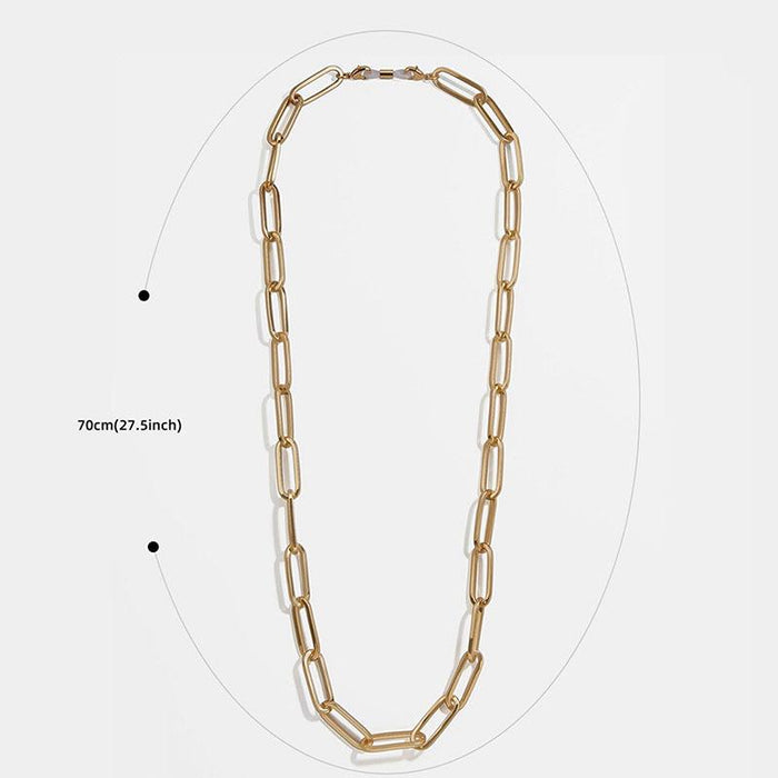 Bulk Jewelry Wholesale gold alloy hollow glasses chain rope JDC-MC-HW007 Wholesale factory from China YIWU China