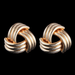 Bulk Jewelry Wholesale gold alloy hollow out twist Ring Earrings JDC-ES-V065 Wholesale factory from China YIWU China