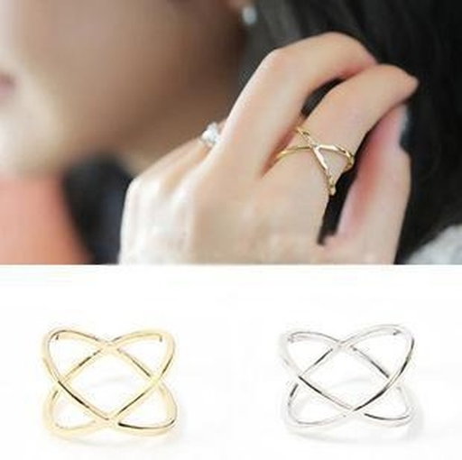 Bulk Jewelry Wholesale gold alloy hollow ring JDC-RS-RL012 Wholesale factory from China YIWU China