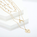 Bulk Jewelry Wholesale gold alloy horn letter love Necklaces JDC-NE-RXC002 Wholesale factory from China YIWU China