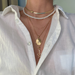 Bulk Jewelry Wholesale gold alloy imitation pearl snake-shaped multilayer necklace JDC-NE-KunJ071 Wholesale factory from China YIWU China