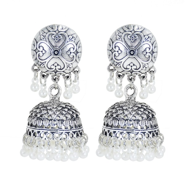 Bulk Jewelry Wholesale gold alloy Indian bell Tassel Earrings JDC-ES-T3 Wholesale factory from China YIWU China