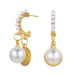 Wholesale gold alloy inlaid pearl geometric earrings JDC-ES-F301 earrings JoyasDeChina C18-05-07 Wholesale Jewelry JoyasDeChina Joyas De China